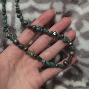 Native American Turquoise and sterling necklace